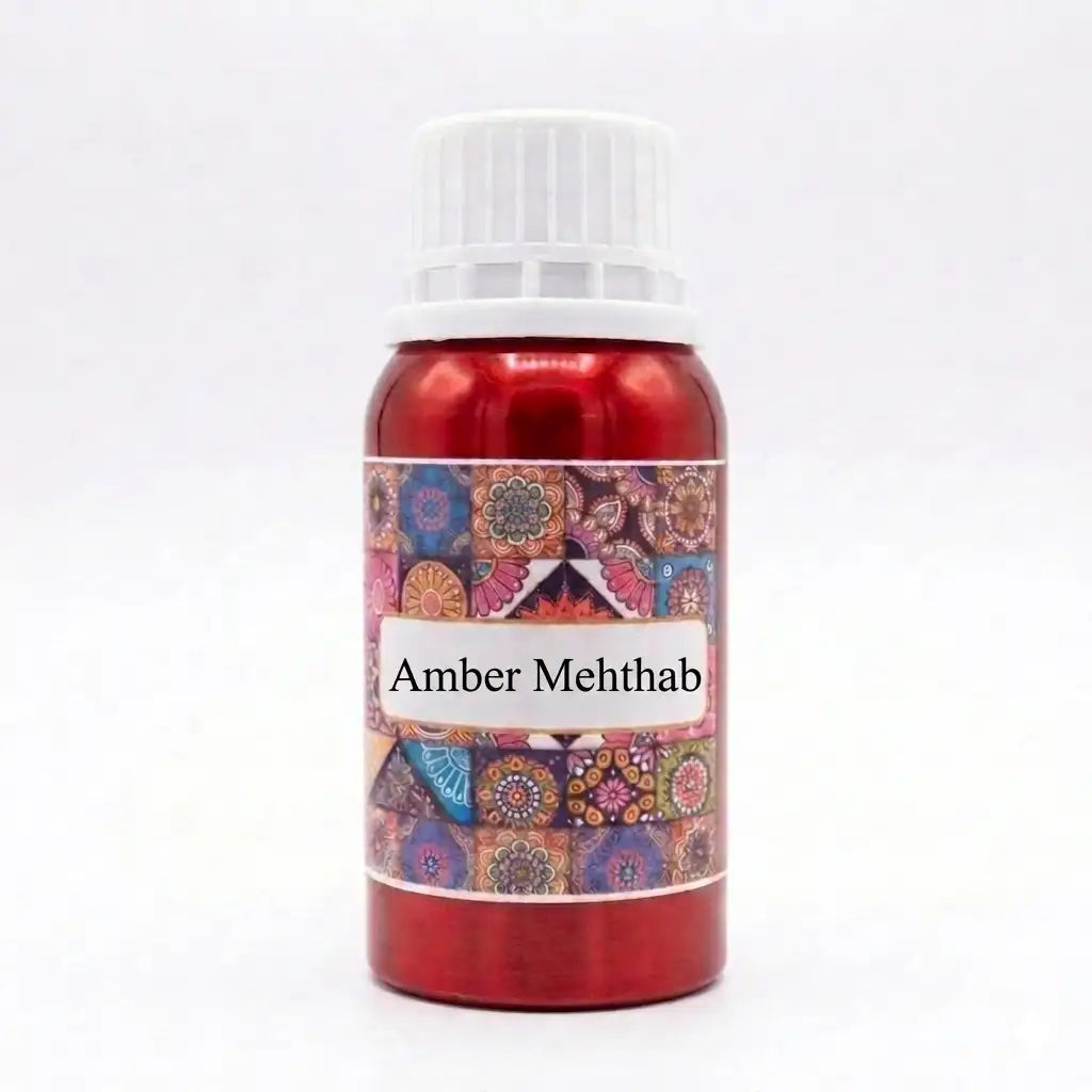Mohson's Perfumery Amber Mehthab Pure Attar | 100g Perfume Oil for Men & Women | Arabic Fragrance