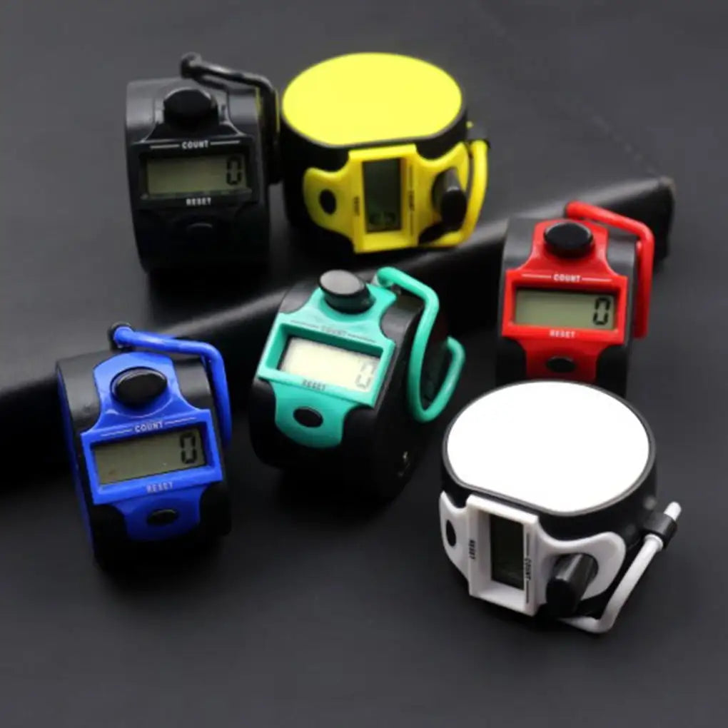 Digital Finger Tally Counter – Random Colour | Easy Push Counting