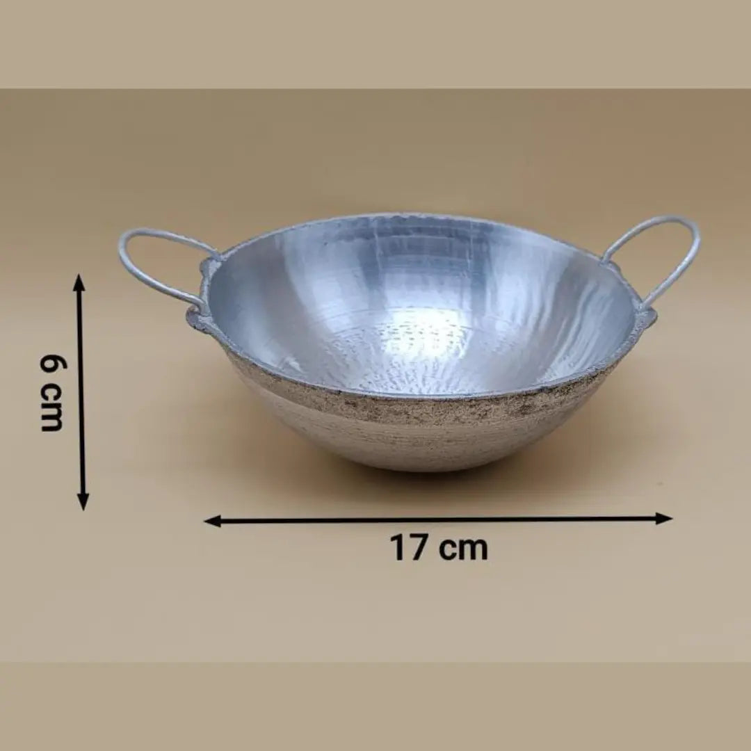Aluminium Traditional Frying Pan (9 Sizes Available) – Heavy-Duty Sri Lankan Thachchi Kadai / Wok