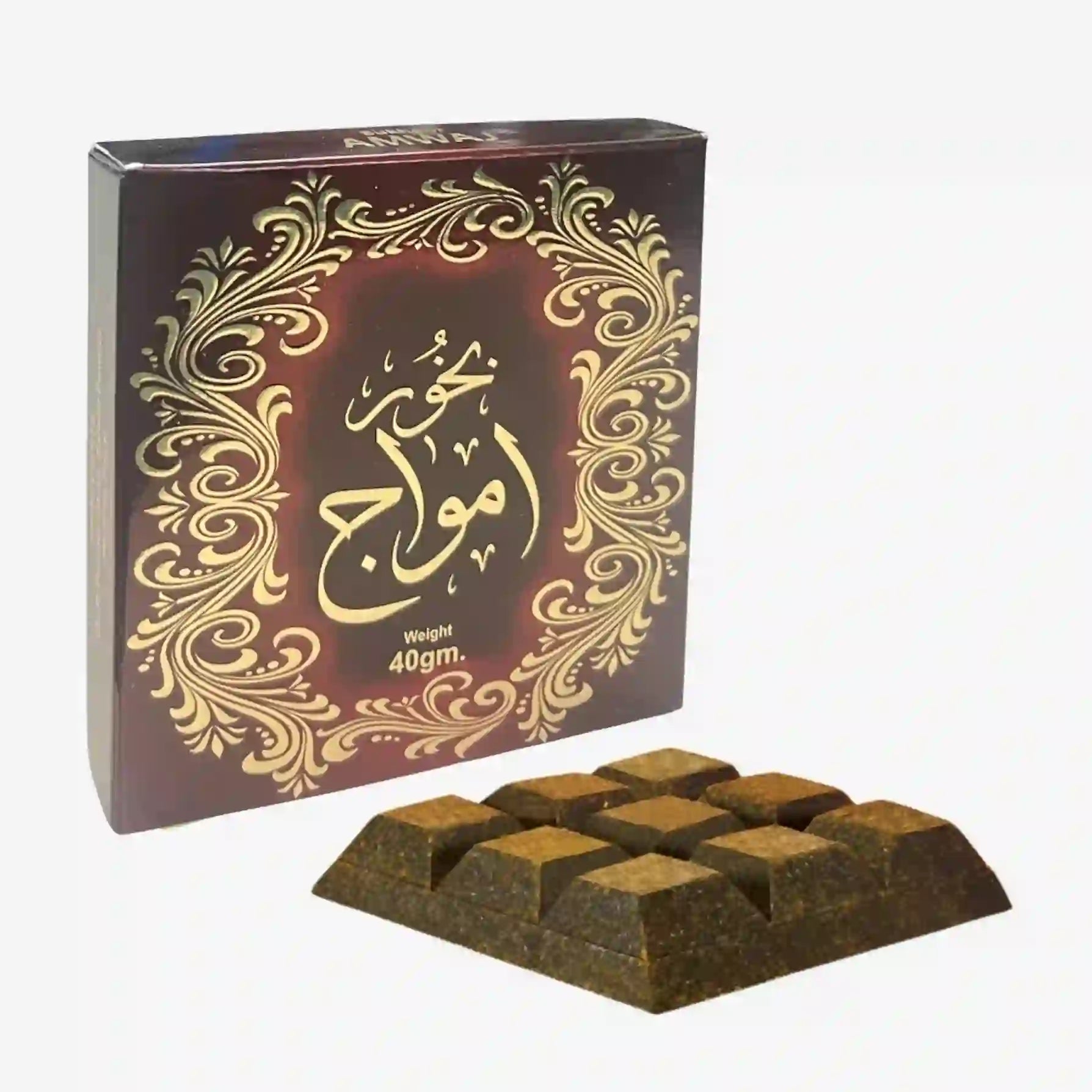 Bukhoor Amwaj by Ard Al Zaafaran – 40g | Fresh Floral & Woody Arabic Incense