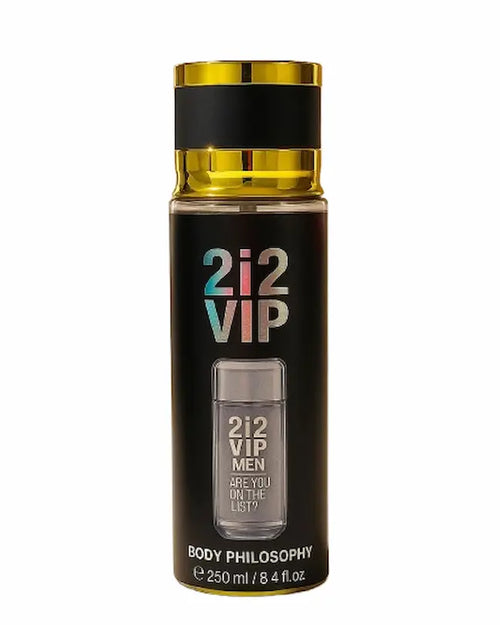2i2 VIP Men’s Body Spray 250ml – Bold & Long-Lasting Fragrance by Body Philosophy