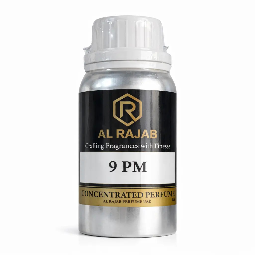 Al Rajab 9 PM Concentrated Perfume – Sweet Vanilla Spicy Attar (100g)