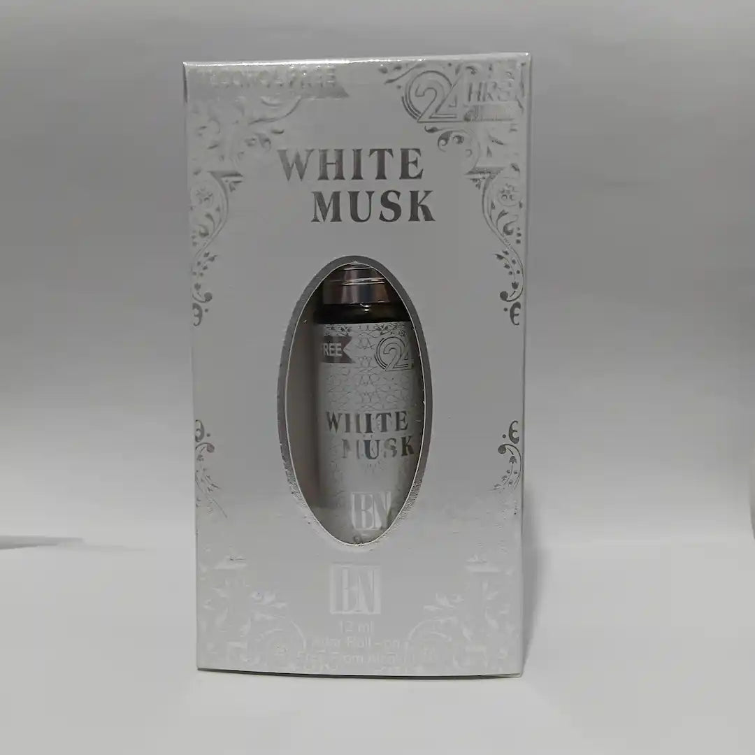 BN Perfumes White Musk 12ml Attar – Oil Fragrance