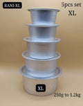 5-Piece Aluminum Cooking Pot Set