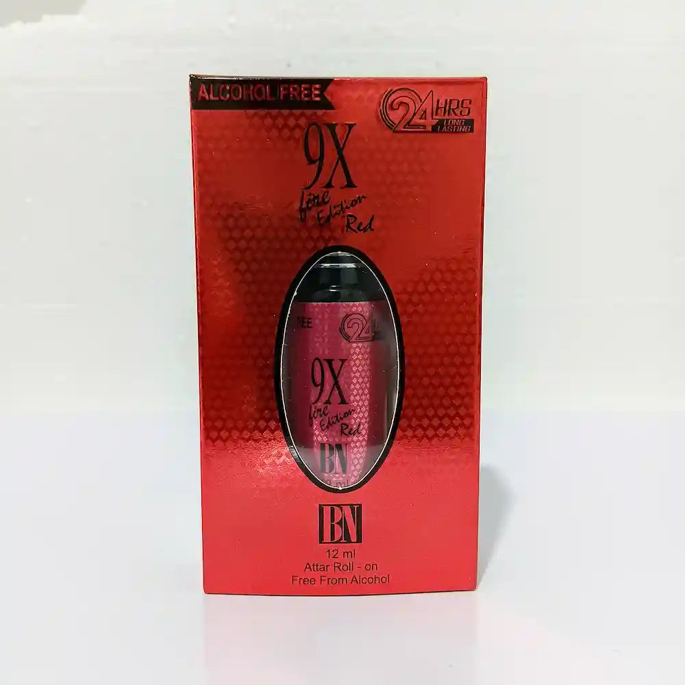 BN Perfumes 9X Fire Edition Red 12ml Attar