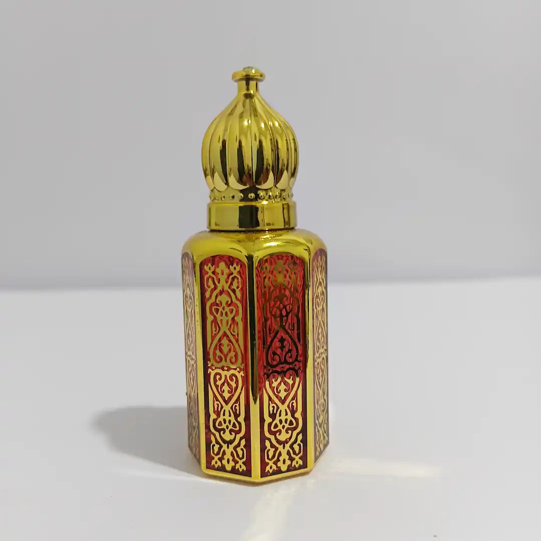 Luxury 12ml Perfume Empty Bottle – Gold & Decorative Styles