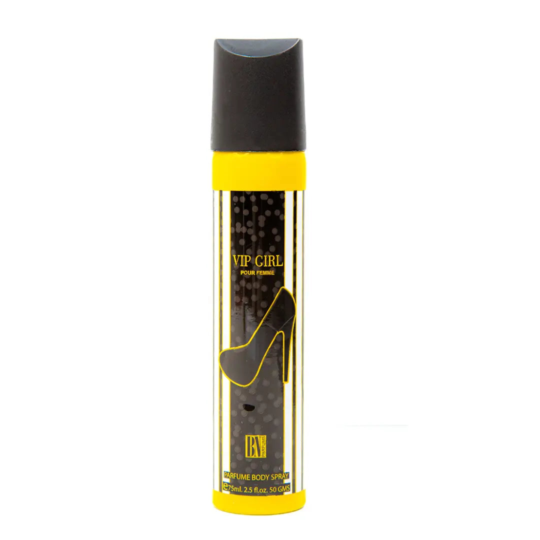BN Perfumes VIP Girl Pour Femme 75ml Body Spray – A Celebration of Feminine Glamour