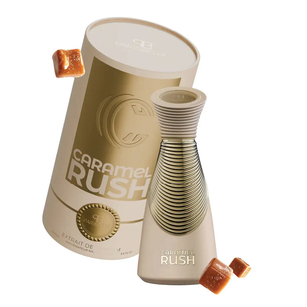 Parisbelle Caramel Rush Extrait de Parfum | 100ml | Luxury Gourmand Fragrance | Unisex
