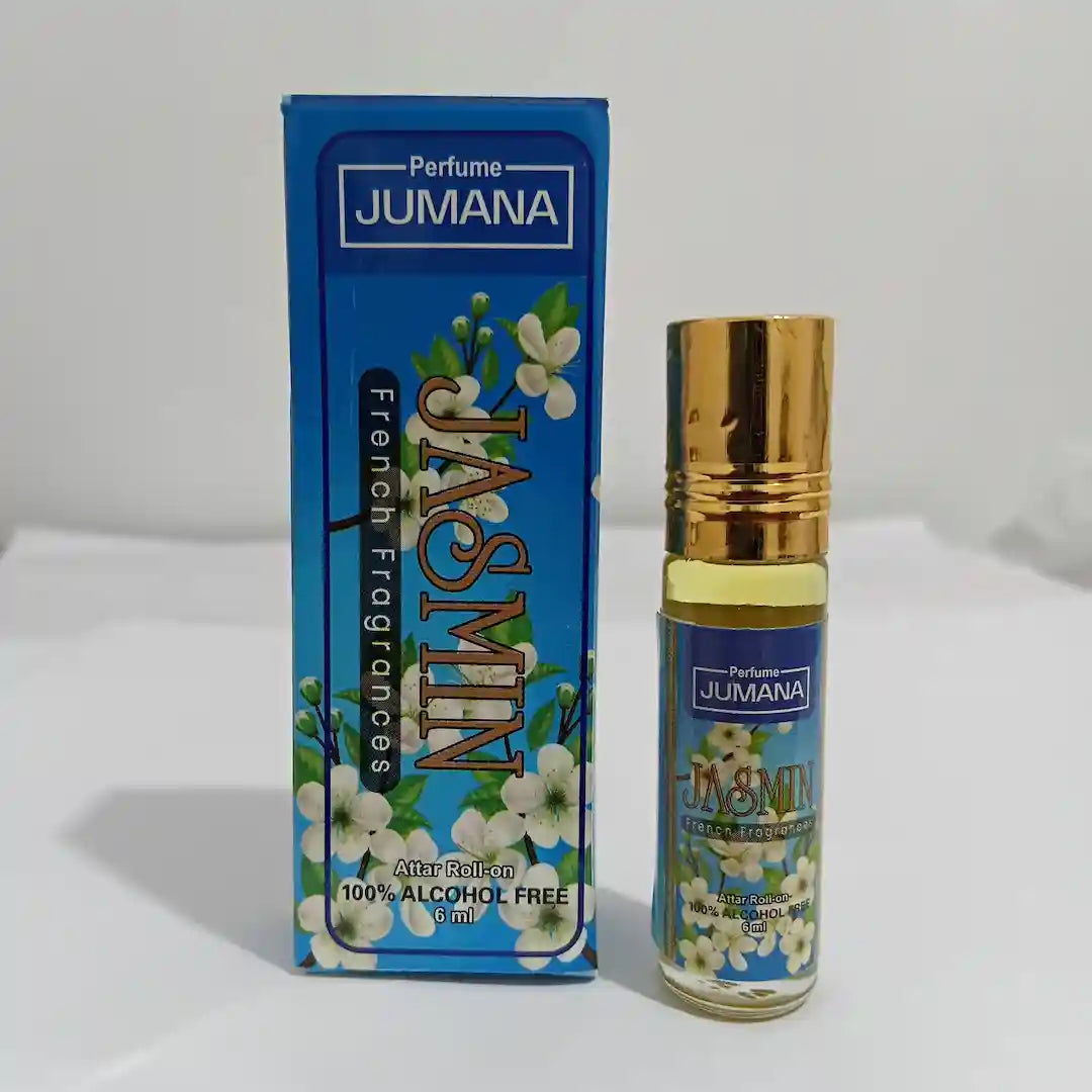Jumana Perfumes Jasmin 6ml Attar – Fresh & Floral Unisex Perfume Oil