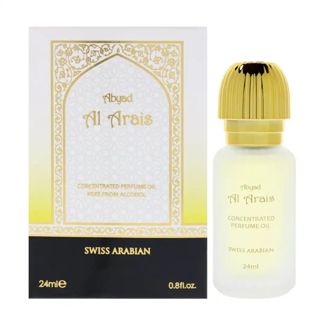 Al Arais Abyad 24ml Concentrated Perfume Oil – Swiss Arabian