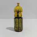 Mini Perfume Bottle 3ml – Gold & Black Decorative Styles Empty Attar 