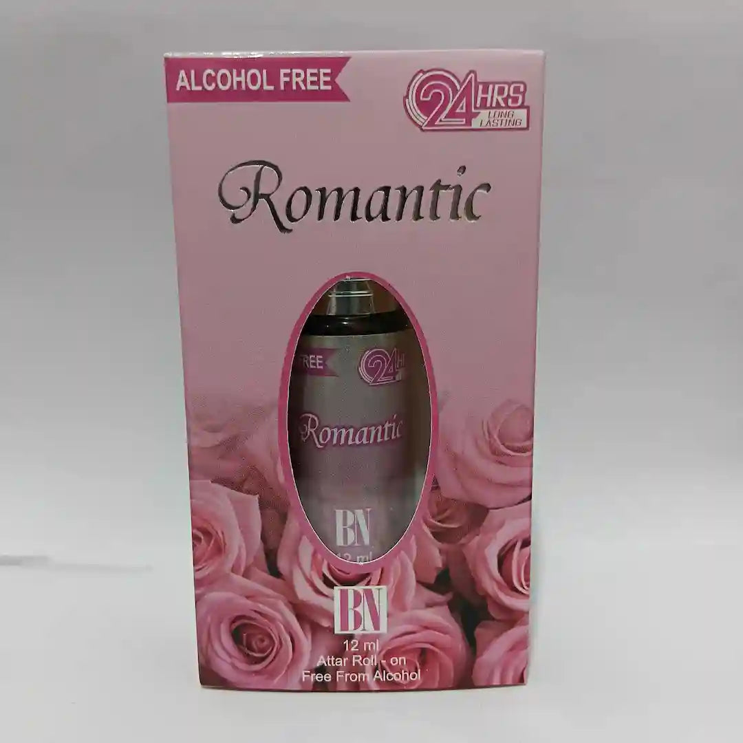 BN Perfumes Romantic 12ml Attar – Sweet & Captivating Oil Fragrance