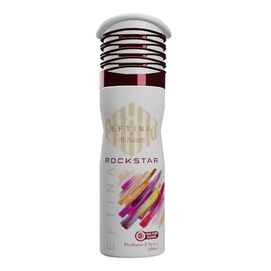 Al Nuaim Eftina Rockstar – 200ML Perfumed Spray | Bold, Fresh & Spicy Masculine Scent