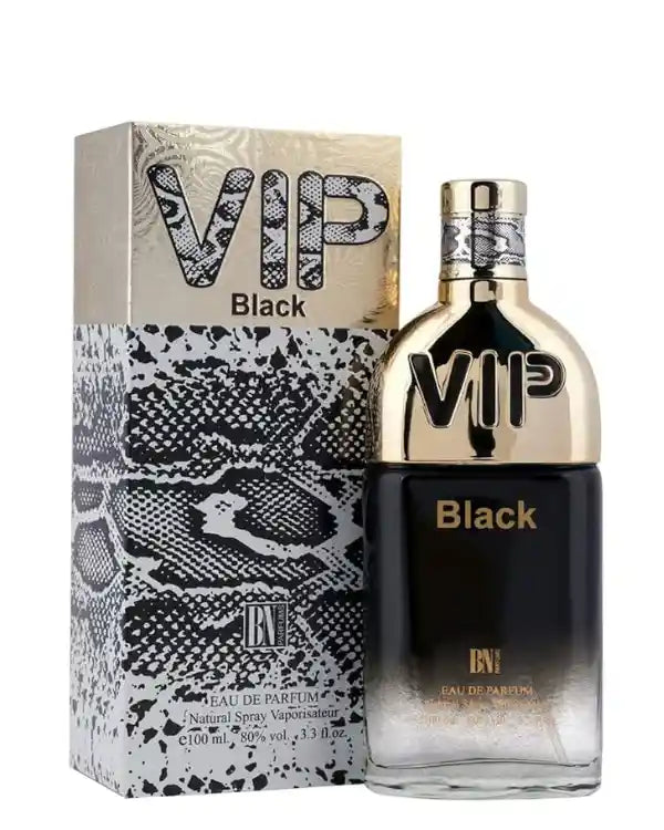 BN Perfumes VIP Black – 100ML Eau De Parfum | Intense Woody-Spicy Scent for the Modern Gentleman