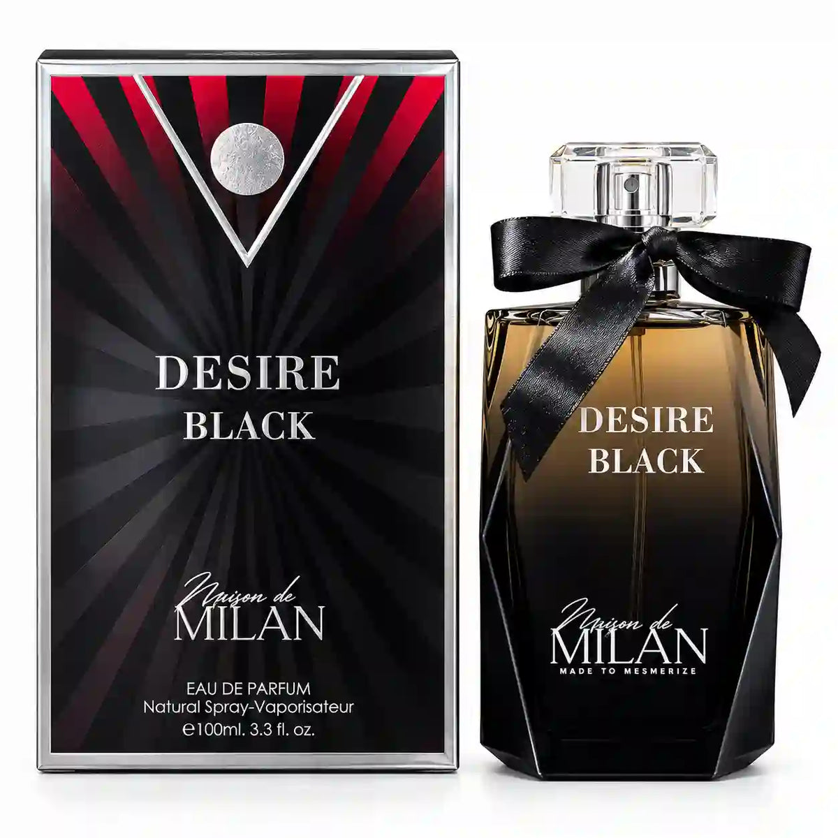 Maison de Milan Desire Black Eau de Parfum | 100ml | Luxury EDP for Men