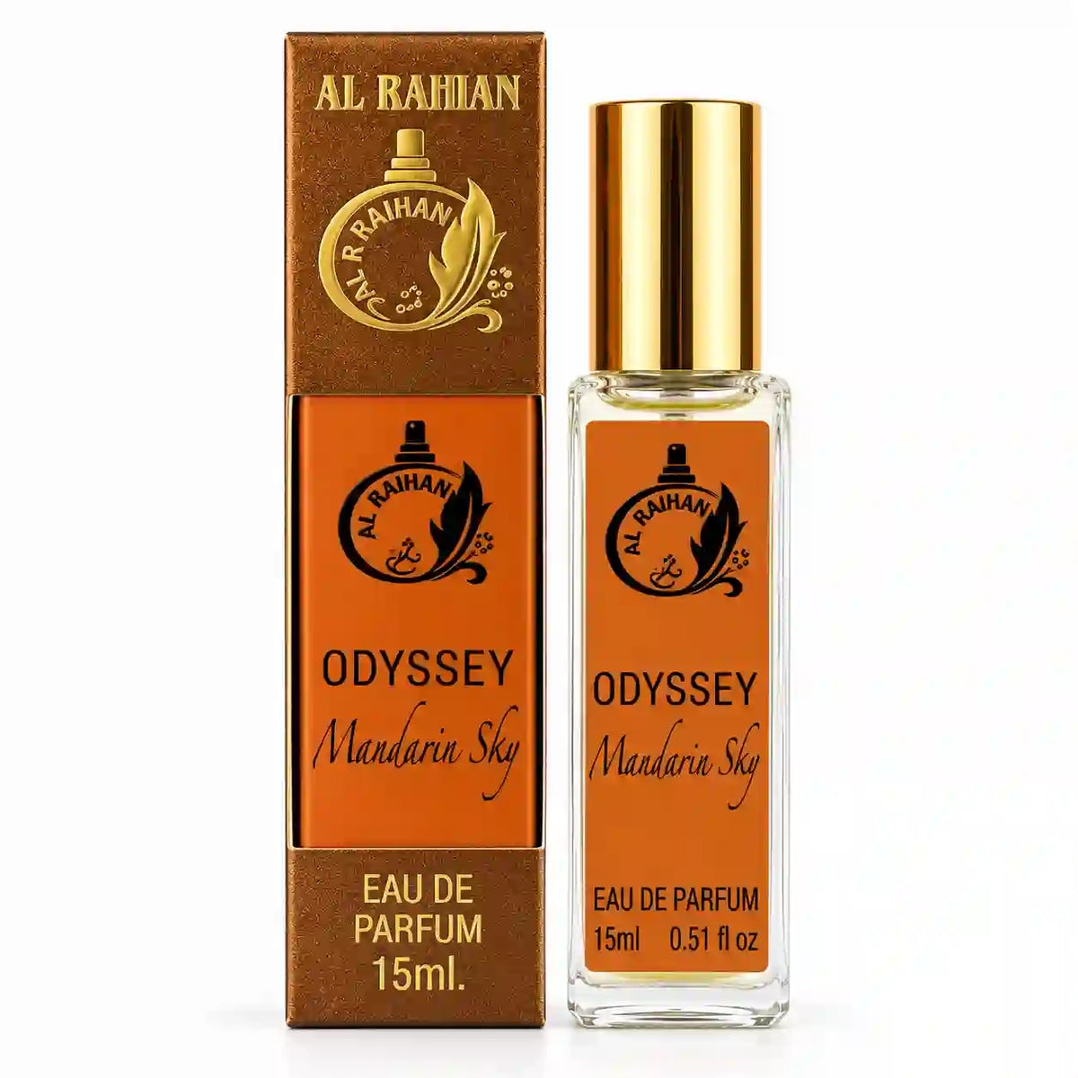 Al Raihan Odyssey Mandarin Sky Eau de Parfum 15ml – Fresh Citrus Fragrance