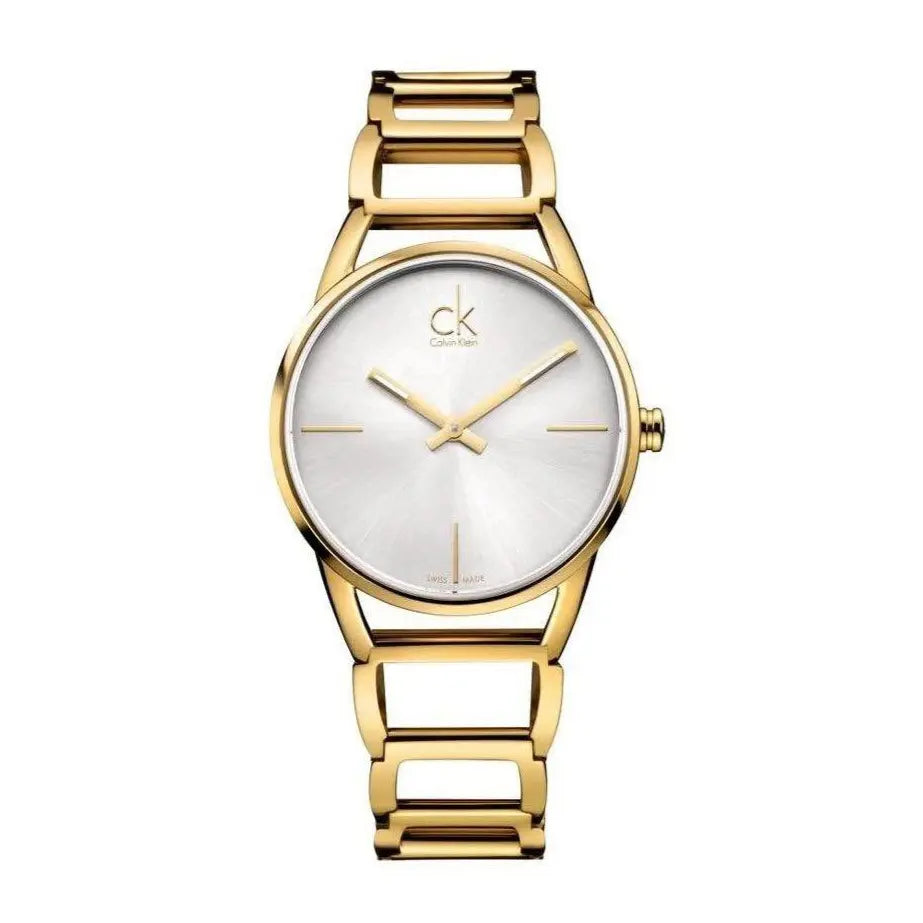 Women’s Elegant Metal-Link Bracelet Watch – Minimal Dial