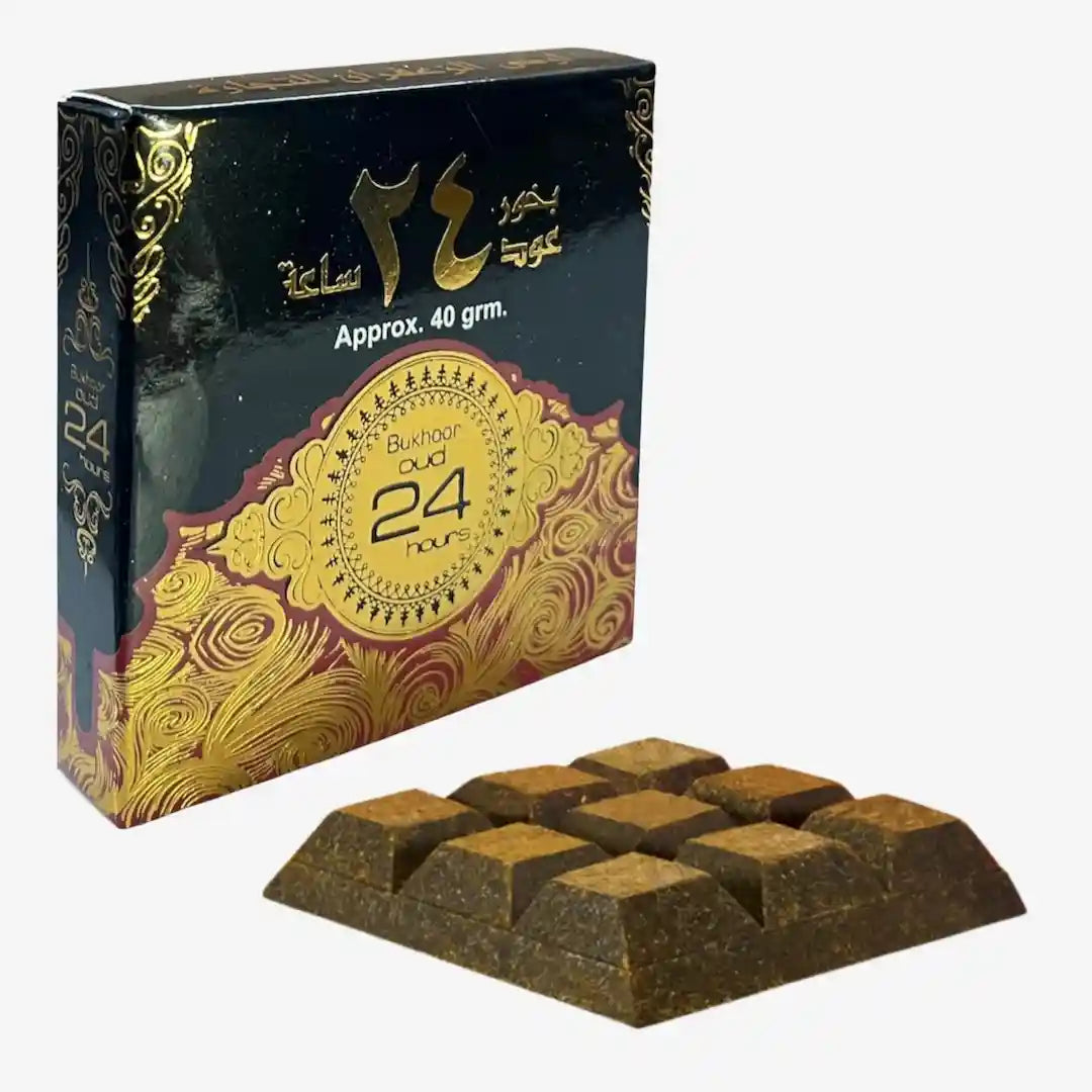 Bukhoor Oud 24 Hours – Premium Arabic Incense | 40g