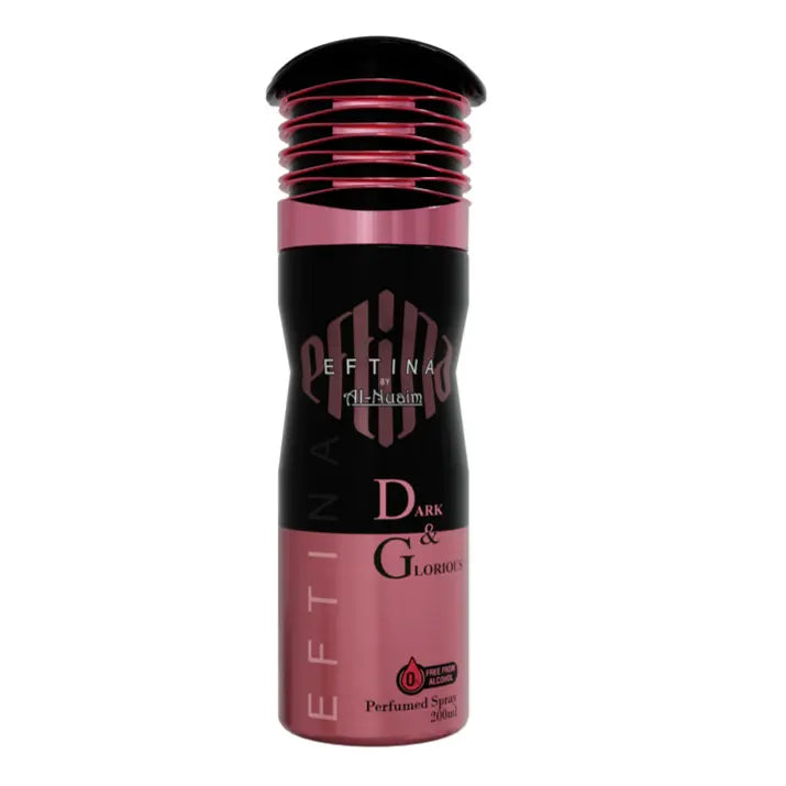 Al Nuaim Eftina Dark & Glorious – 200ML Perfumed Spray | Bold Oriental Woody Scent