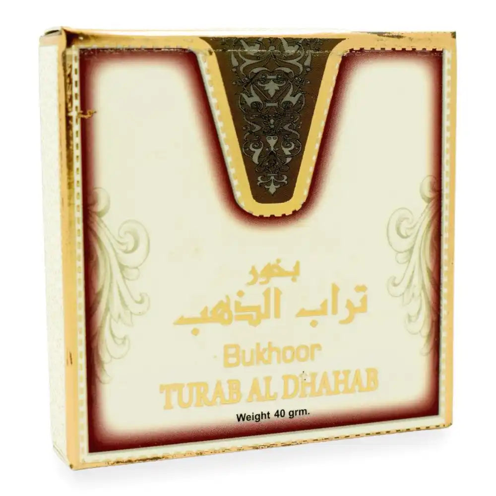 Bukhoor Turab Al Dhahab – 40g Incense | Luxurious Woody & Oriental Aroma