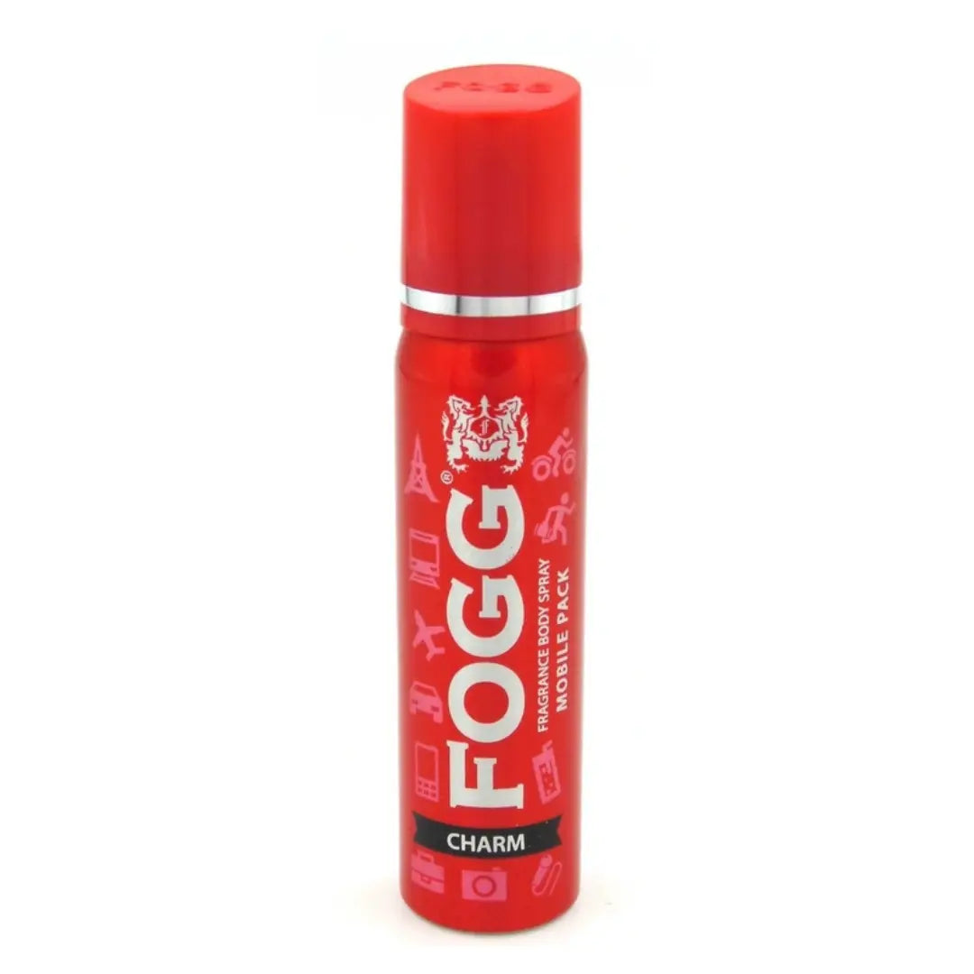 Fogg Charm Body Spray – 25ML Mobile Pack | Sweet Floral & Elegant Daily Fragrance